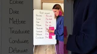 Voici quelques verbes importants au passé composé 🇫🇷 frenchlanguage france language [upl. by Anilac]