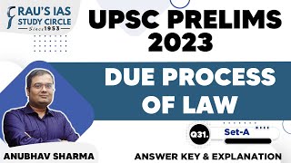 UPSC CSE Prelims 2023  GS Paper 1  Question  31  Set  A  Answer amp Explanation  Raus IAS [upl. by Georgeta]