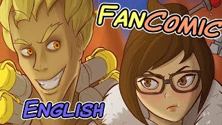 ENGLISH Junkrat x Mei Fancomic [upl. by Haelhsa962]