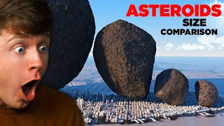 Reacting to ASTEROIDS Size Comparison Crazy [upl. by Maeve130]