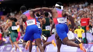 US disqualified from mens 4x100 relay as Canada takes gold [upl. by Dante]