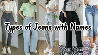 Types of Jeans with Names for girls and WomensJeans TypesJeans Names [upl. by Messere228]