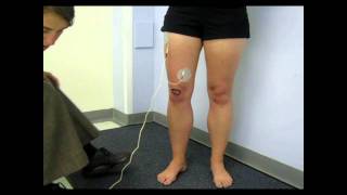 Where to place electrodes  quadriceps stimulation [upl. by Ladin983]