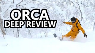 Lib Tech Orca DEEP Powder Snowboard Review [upl. by Dareece403]