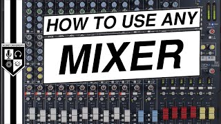 How To Use a Mixer for Live Sound amp Studio Recording [upl. by Milah]