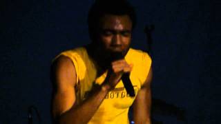 Childish Gambino  quotLights Turned Onquot Live in San Diego 42611 [upl. by Hsihsa708]