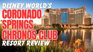 Disney Coronado Springs Club Level Review  Chronos Club and Gran Destino Tower Room Tour [upl. by Adnilrev]