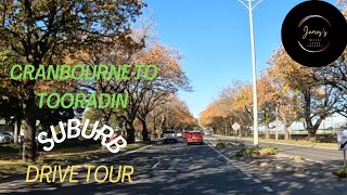 🇦🇺DRIVE TOUR VICTORIA  Cranbourne to Tooradin [upl. by Akemihs]