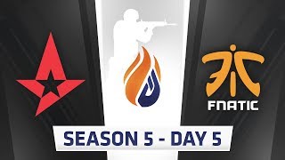 ECS Season 5 Day 5  Astralis vs Fnatic  Train [upl. by Remled]