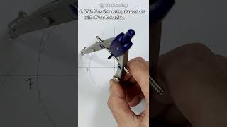 Draw Pentagon with an Unscaled Ruler and Compass  Approximate Method 1 drawing pentagon [upl. by Seema622]