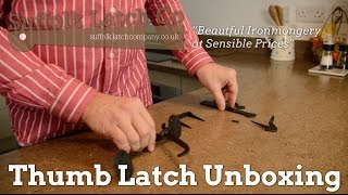 Hand Forged Suffolk amp Gothic Latch Unboxing [upl. by Eciram]