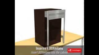 Montaje 3D Kit Persiana Aluminio Box Milano para Mueble de Cocina [upl. by Nnaarat296]