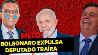 PODE RIR Deputado traíra de Bolsonaro é EXPULSO do PL e depois grava vídeo chorando [upl. by Sibel]