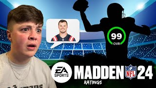 TRYING to guess NFL Teams by Player Madden Ratings HARD [upl. by Lemire]