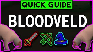 OSRS Bloodveld Slayer Guide  Melee  Ranged  Magic  Quick Guide 2018 [upl. by Onitram]