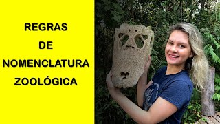 TAXONOMIA  REGRAS DE NOMENCLATURA CIENTÍFICA ZOOLÓGICA  REVISÃO ENEM 2020 [upl. by Plante]