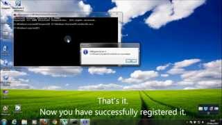 How to register richtx32ocx file properly in Windows 7 [upl. by Annahsat]