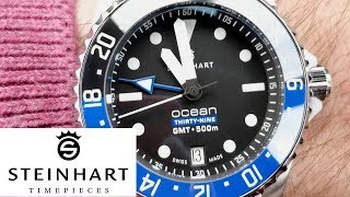 Steinhart Ocean 39 GMT Premium 500  ByeByeWatch  4K [upl. by Won991]