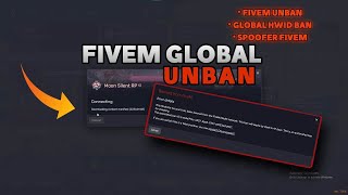 FiveM Global  Server Easy Permanent Unban Method  BEST UPDATED WORKING METHOD 2024 [upl. by Meeharbi562]