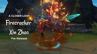 Firecracker Xin Zhao Epic Skin PreRelease [upl. by Faun305]