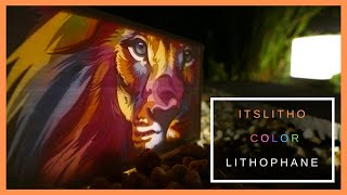 ItsLitho  3D Printed COLOR Lithophane  Taking the concept to a next level [upl. by Nirek]