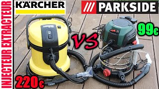 Aspirateur injecteur extracteur PARKSIDE VS KARCHER SE4001 PWS 20 C2 Carpet Cleaner PARTIE 1 [upl. by Concordia]