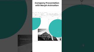 Company Presentation with Morph Animation [upl. by Aratas]