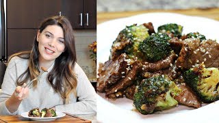 Uzak Doğu Usulü Brokolili Et Tarifi Beef with Broccoli  Canan Kurban  Yemek Tarifleri [upl. by Argela]