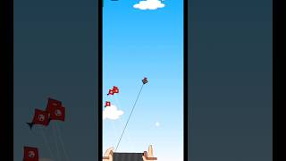 Patang vala game 🪁High kite 😃patangkitefightinggames [upl. by Tallou]