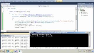 WCF  Crear servicio y cliente WCF usando http [upl. by Macy151]
