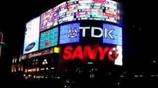 Amazing view of Piccadilly Circus at night London [upl. by Torrell]