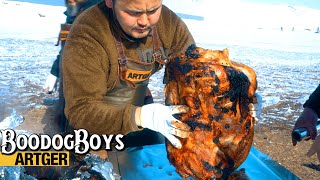 The Most Epic Mongolian BBQ NOMAD HORHOG  Boodog Boys [upl. by Lynsey386]