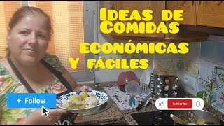 IDEA DE COMIDAS ECONOMICAS Y FACILES🤗🥤💫🫶💘 [upl. by Niarfe]