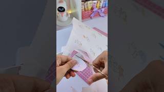 Making Stickers🩷🎀🌼  Stickers from waste carry bag shorts diy youtubeshorts viralshorts [upl. by Nosmas]