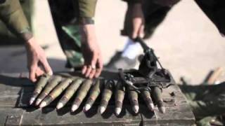 Libyan army defectors test weapons [upl. by Mosira]