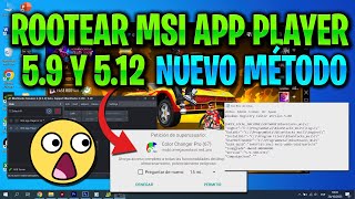 COMO ROOTEAR MSI APP PLAYER 59 y 512  INSTALAR COLOR CHANGER PRO 😈 [upl. by Mastic126]