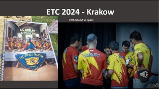 ETC Cracovie  Aout 2024  5eme Game contre lEspagne [upl. by Mollie]