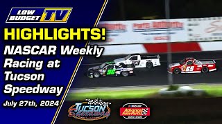 Highlights from Tucson Speedway  NASCAR Weekly Racing  72724 [upl. by Marduk]