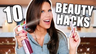 10 BEST BEAUTY HACKS [upl. by Weinstock]