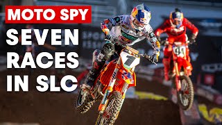 2020 SX Champs Decided in Salt Lake City  Moto Spy Supercross S4E7 [upl. by Adnik794]