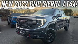 New 2022 GMC Sierra AT4X  General Motors Luxury OffRoader [upl. by Anipsed]