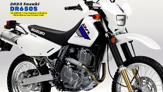 The DR650S A True Dualsport Is Ready to Hitch a Ride on Your Favorite Trails  2023 Suzuki DR650S [upl. by Wilmer]