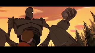 The Iron Giant Movie CLIP  Rock and Tree 1999 HD Greek [upl. by Dickens]