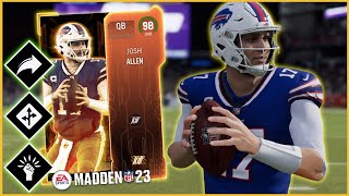 Josh Allen Is a Madden Cheat Code Perfect Passes Madden 24 [upl. by Trebla]