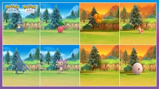 Pokémon Brilliant Diamond amp Shining Pearl All Rare Pokemon in Honey Trees [upl. by Conah]