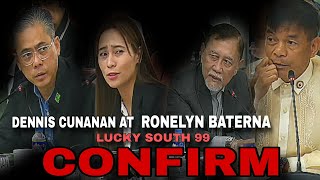 DENNIS CUNANAN at RONELYN BATERNA CONFIRM sa LUCKY SOUTH 99 [upl. by Atina]