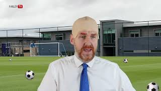 Everton FC shooting practice with Sean Dyche [upl. by Keemahs]