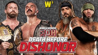 FTR vs The Briscoes  The Epic Rematch ROH Death Before Dishonor 2022  Wrestling With Wregret [upl. by Ecam]