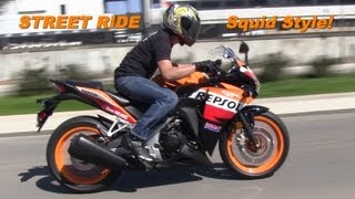 2013 Honda CBR 250R Moto GP Repsol Edition  The First Street Ride [upl. by Napier]