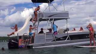 2014 Pontoon Boats  Avalon Paradise Funship  Avalon Pontoons  Luxury [upl. by Skoorb71]